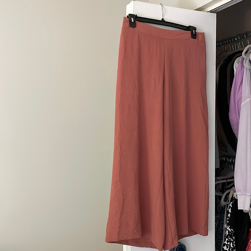 Adrianna Papell Pull on Crop Wide Leg Pants NWOT